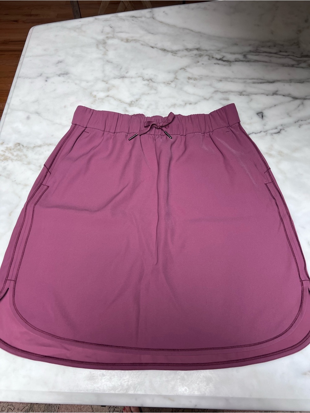 lululemon athletica Rose-Quartz Drawstring Mini Skirt